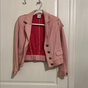 CAbi Pink Blazer with Button Detail
